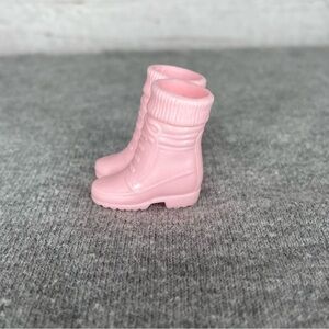 Vintage‎ Barbie Doll Pink Plastic Hiking Boots Doll Accessory 1980s-90s